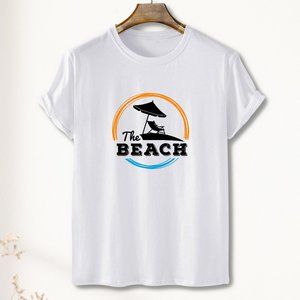 2023 Summer Beach T-Shirt Cotton Unisex- Summer Beach T shirt